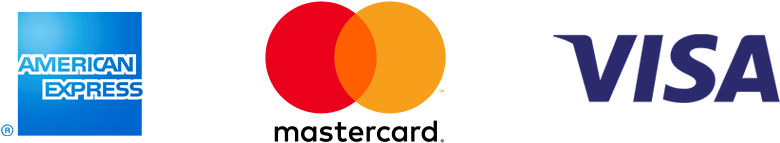 Mastercard, VISA, American Express