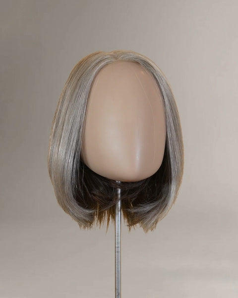 Lulu Echthaarperücke in Grau